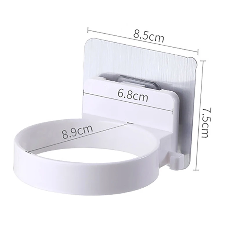 Hair Dryer Holder 1PC Hair Dryer Holder Shelf Storage Wall mounted Hairdryer Rack Organizer ABS Bathroom Fixture Hardware Home Toilet Accessories