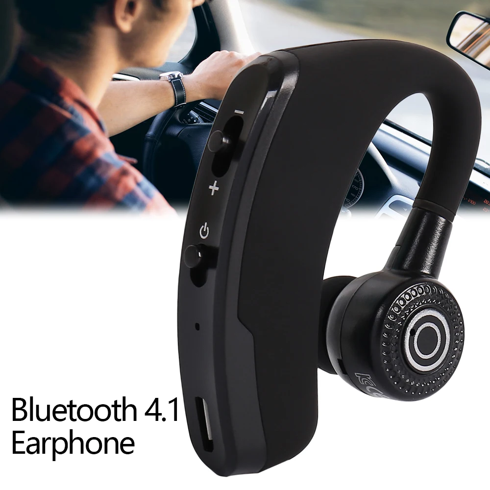 V9 Handsfree Business Wireless Bluetooth 4 1 Headset with Mic Voice Headphones for Drive Connect