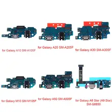 USB зарядное устройство зарядный порт Разъем Flex для samsung Galaxy A10 SM-A105F/A20 SM-A205F/A30 SM-A305F зарядное устройство Подставка с зарядным устройством