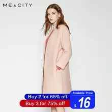 Me& city, Женское шерстяное пальто, верхняя одежда, зимняя одежда, офисное Женское пальто, модное, теплое, тонкое, элегантное пальто