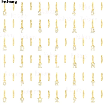 

Kakany 2019 New Trend 26 Letters Arabic Numerals Advanced Sense Earrings Simple Retro Earrings To Send Girlfriends Fashion Gift
