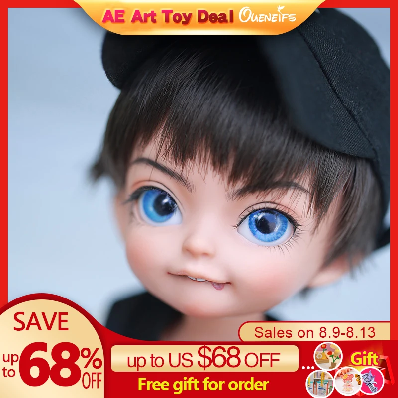 Doll BJD Shuga Fairy Ahan elf ear 1/6 cosmetics dolls fullset complete professional makeup Toy Gifts movable joint doll