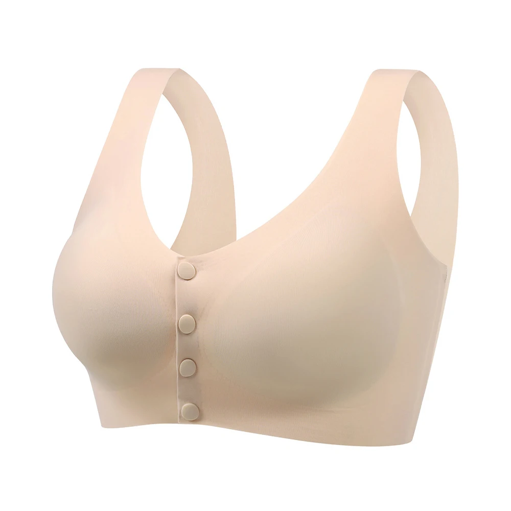 Sports Bras for Women Breast Feeding Bra Front Open Cup Gathered