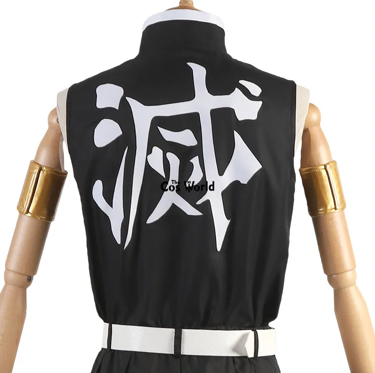Demon Slayer: Kimetsu no Yaiba Uzui Tengen форменная Форма Топы и штаны наряд аниме костюмы для косплея