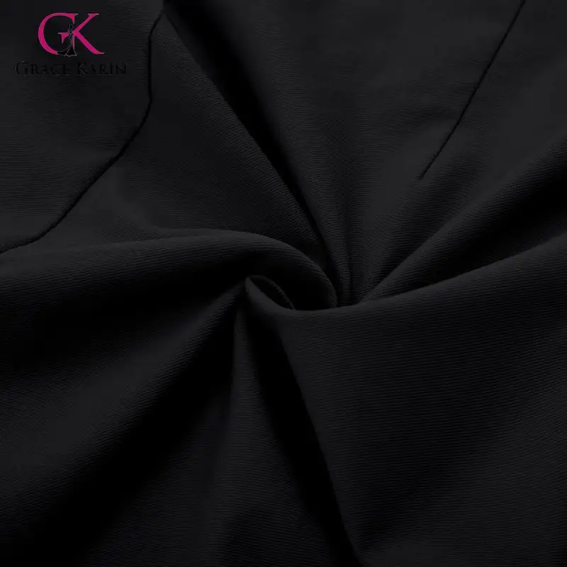 Grace Karin Модные женские шорты с высокой талией, короткие штаны, прямые штаны с карманами, шорты на молнии, Женские однотонные шорты