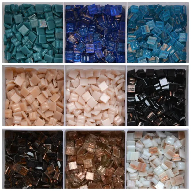 20 г кварцевая мозаичная плитка, цветные стеклянные квадраты, плитка 1 см X 1 см для рукоделия, мозаики, изготовления орнамента, ремесло, материал для украшения бутылки