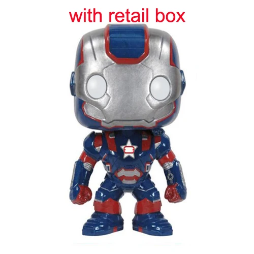 Funko Marvels Мстители 10 см супер герой фигурка железного человека игрушки Капитан Америка 3 Civil War Black Widow модель пантера - Цвет: 25 with box