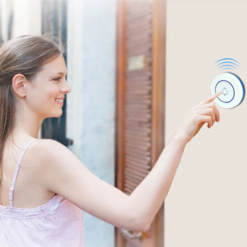 M6 дверной звонок наружная кнопка беспроводной умный Wifi домашняя сигнализация 433