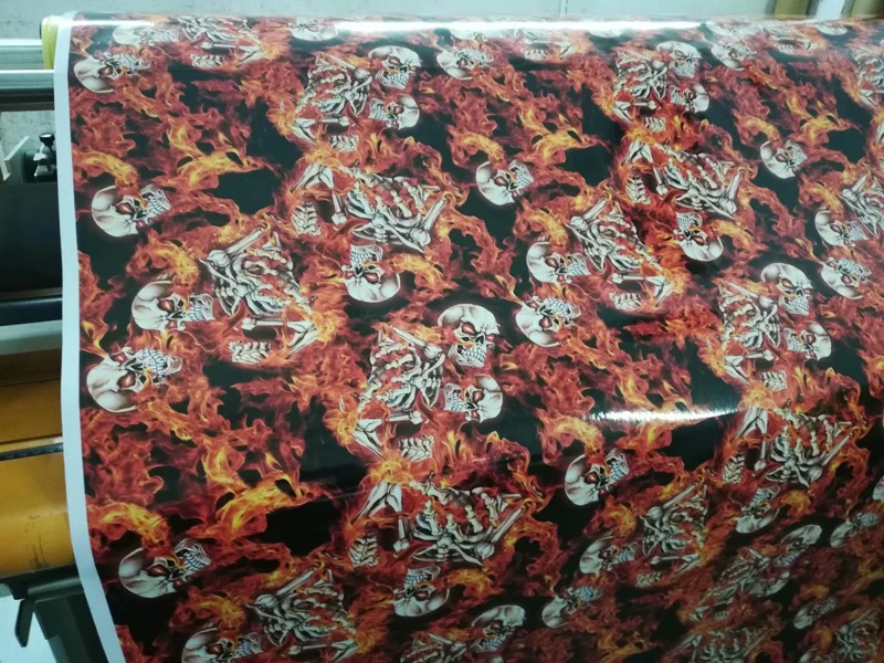 Skull Car Sticker Wrap Film-5