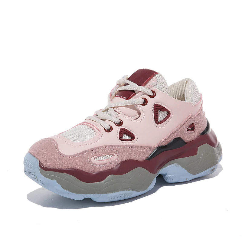 

Lucyever 2019 Autumn Winter Sneakers Women Chunky Shoes Woman Fashion Thick Sole Ladies Platform Shoe Laces Zapatillas Mujer