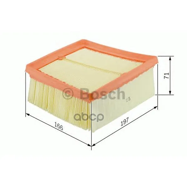 Фильтр Воздушный Ford: Fiesta Vi 08-, Fiesta Van 09- Mazda: 2 07- Bosch арт. F026400135