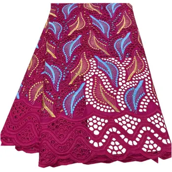 

Latest African Lace Fabric Embroiderey Swiss Voile Lace 2020 Fashion Dubai Laces For Women Dress