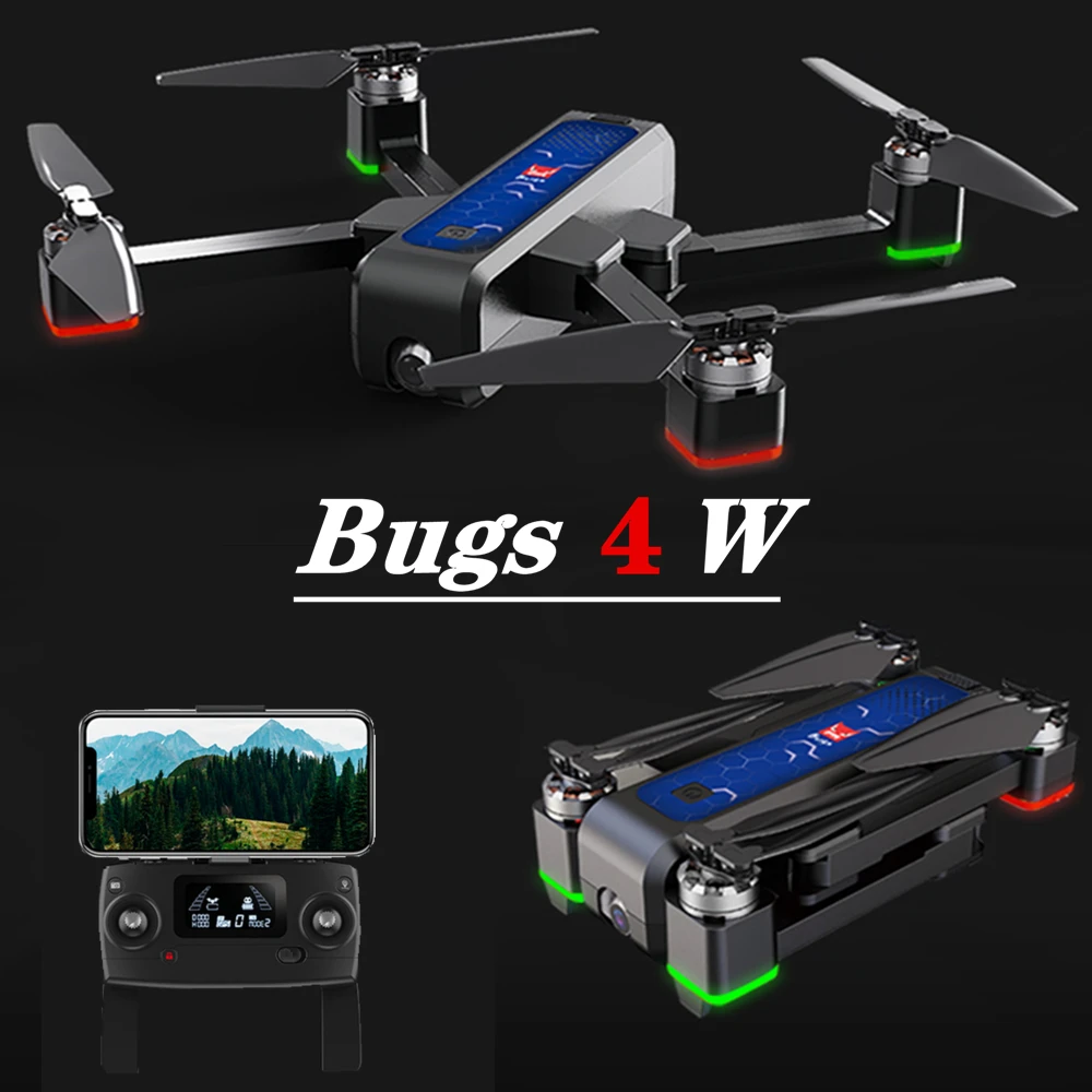

Big Quadcopter MJX B4W GPS Drones with 5G 2K HD Camera Anti-Shake 25mins Fly Time 1.7 km Control Distance Helicopter VS B5W