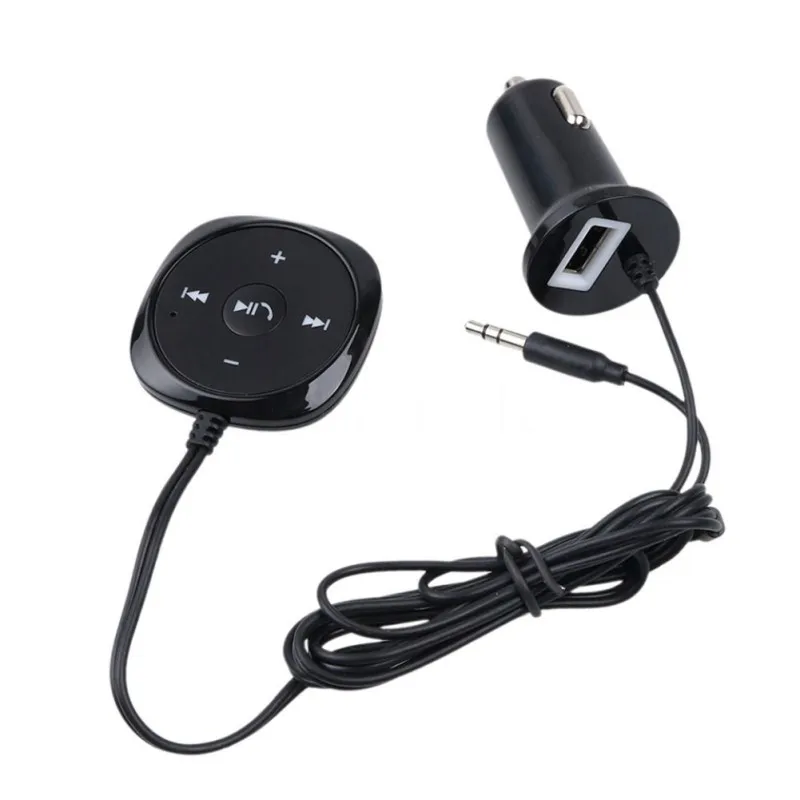 Высококачественный автомобильный bluetooth-адаптер 2.1A USB Автомобильное зарядное устройство беспроводной аудио mp3-плеер приемник черный Bluetooth Автомобильный передатчик