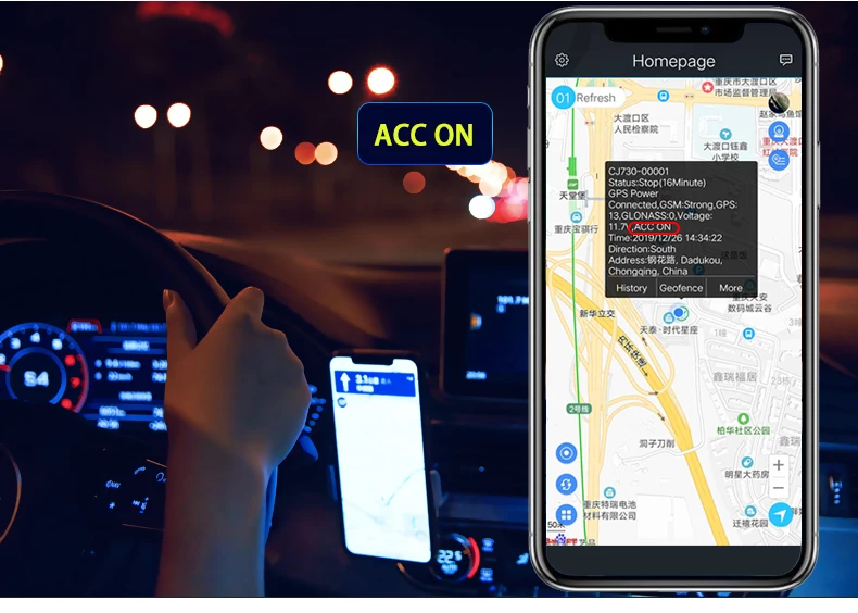Mini Waterproof GSM GPS tracker Car motorcycle Tow away move