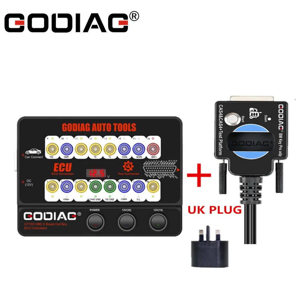 GODIAG GT100+ GT100 Pro ECU Connector Test Platform For BMW CAS4 / CAS4+ Programming automotive engine analyzer Diagnostic Tools