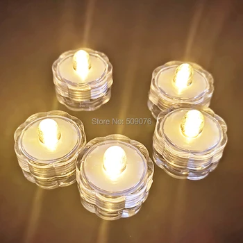 

24pcs/lot flameless candle light led tea light candle waterproof led candle light wedding Floralytes Decoration Light