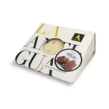 

QUESERIA LA ANTIGUA DE FUENTESAUCO - Queso curado de leche cruda de oveja con trufa (3kg Aprox.)