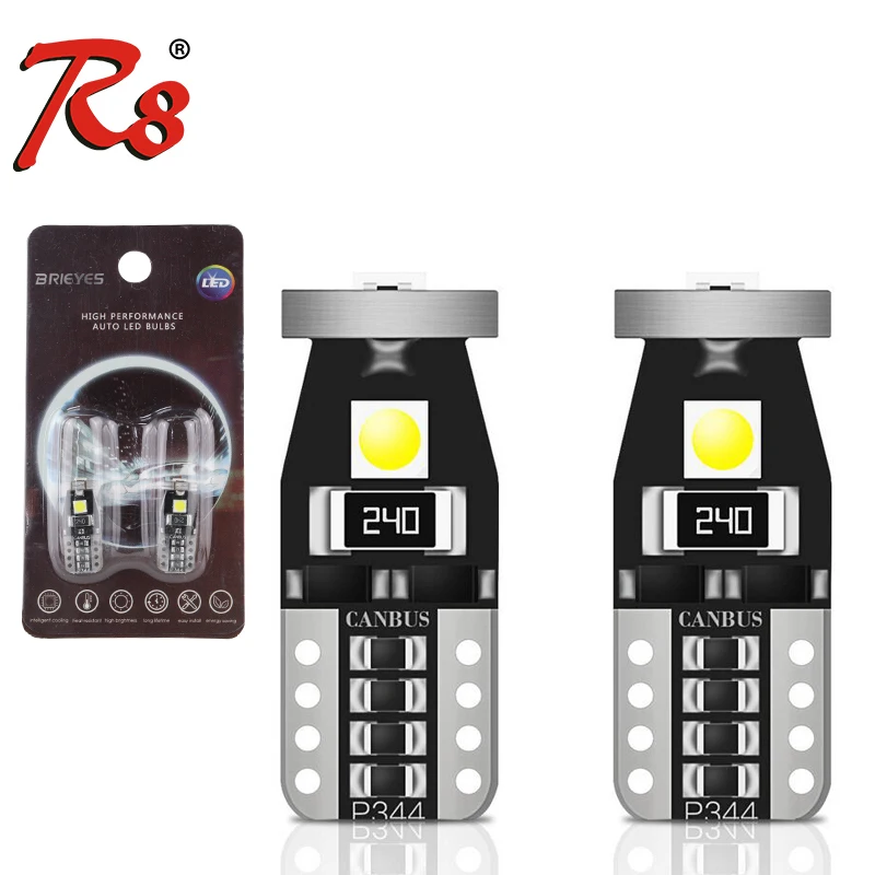 R8 Canbus T10 W5W Светодиодная лампа 3030 3SMD 168 194 автомобильные аксессуары габаритные огни