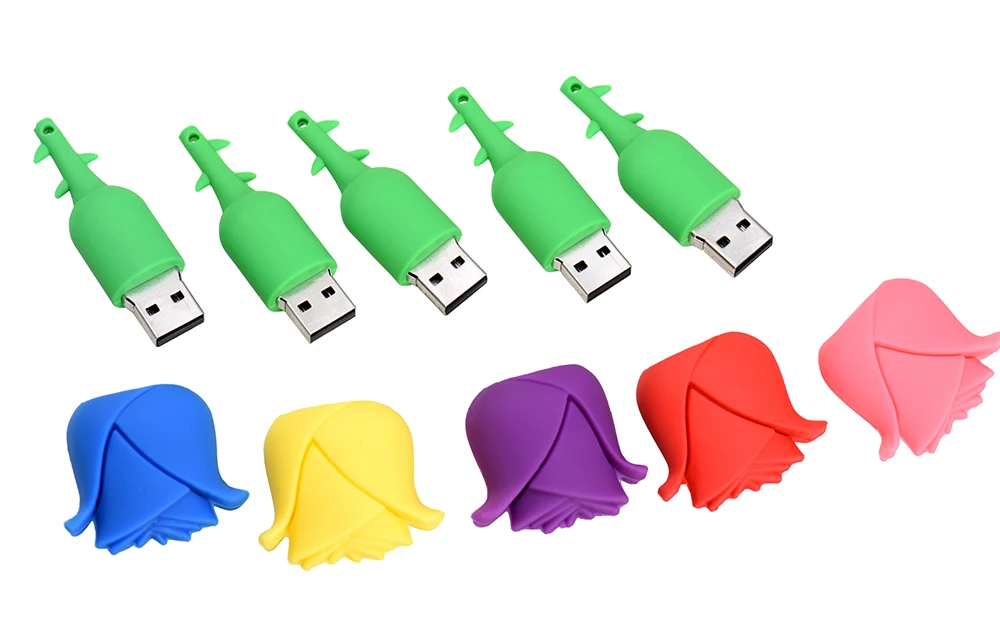 JASTER флеш-накопитель мультфильм красная роза 16GB 32 цветок usb флеш-накопитель карта памяти флешка