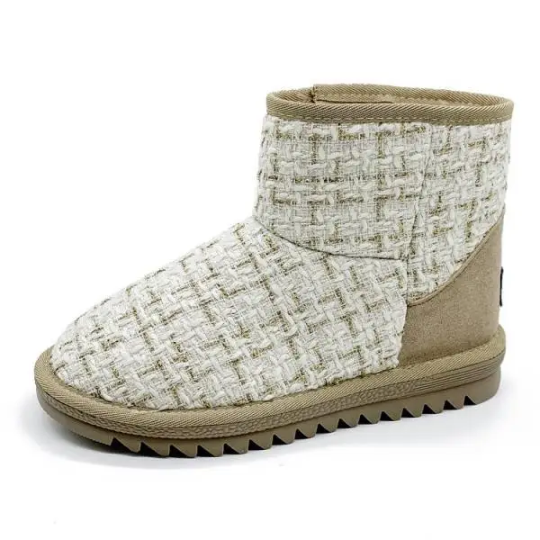 Round Toe Women's Rubber Boots Australia Flat Heel Fashion Womens Shoes Low Heels booties Booties Ladies Boots-women Lace - Color: 2