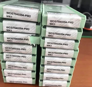 

10PCS WALTER CARBIDE INSERT WCGT040204-PM2 WK1