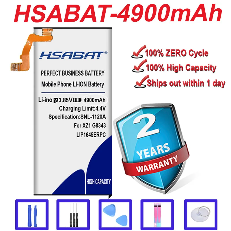 Топ-бренд 100% новый 4900mAh LIP1645ERPC Аккумулятор для Sony XZ1 G8341 G8342 G8343 двойная фотография |