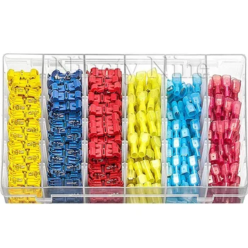 

SHGO HOT-240PCS T-Tap Wire Connectors, Self-Stripping Quick Splice Electrical Wire Terminals