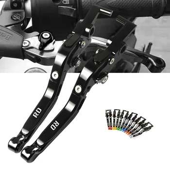 

Motorcycle Accessories CNC Aluminum Brake Clutch Levers Adjustable Folding Extendable For yamaha RD RD250 RD350 RD400 RD500