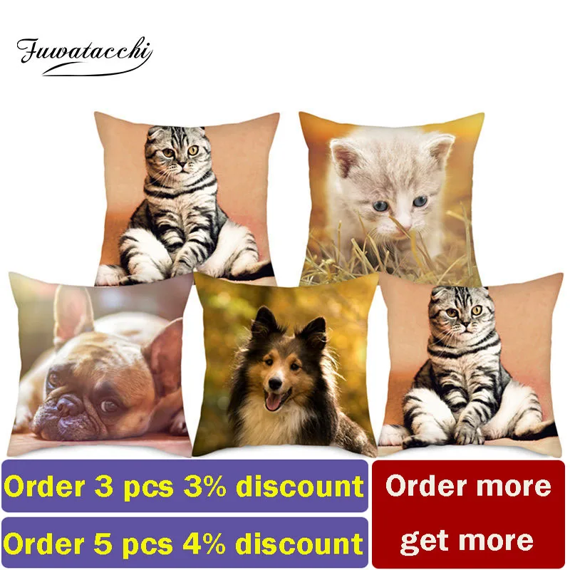

Fuwatacchi Cushion Cover Double Sided Optional Print Customize Gift Throw Pillowcase Print Personal Photos for Pillow Covers