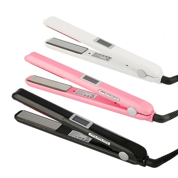 

Hair Flat Irons Infrared Ceramic Hair Straightener Flat Iron with Instant Heat Up Adjustable Temperature Control Dual Voltage