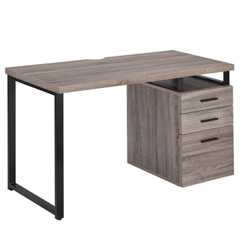 

Computer Laptop Desk Modern Style Computer Desk With Cabinet Drawer For Home Office Studying Living Room