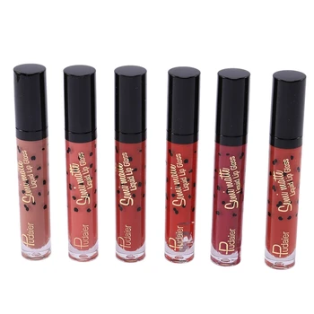 

Pudaier Semi-Matte Lipstick Long-Lasting Lip Makeup 12 Color Liquid Lipstick Set Professional Waterproof Pastel Lipstick-01