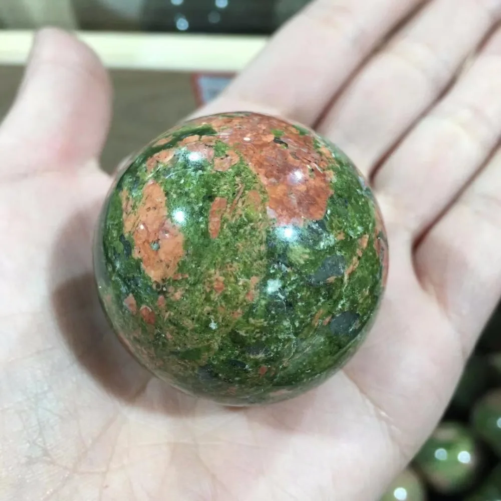 unakite sphere (5)