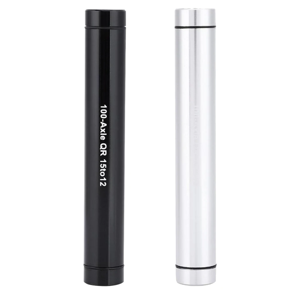 Bike Hub Thru Axle Adapter Front Fork 15mm to 12mm Conversion Barrel Bike Hub Thru Axle Adapter Front Fork 15mm to 12mm Conversion Barrel