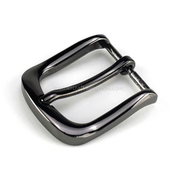 

1pcs Metal 3cm Belt Buckle Casual Black Gun End Bar Heel bar Single Pin Belt Buckle Leather Craft Webbing fit for 27-29mm belt
