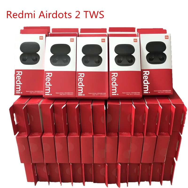 Оригинальные наушники Xiaomi Redmi Airdots 2 TWS Bluetooth 20 шт./лот|Наушники и гарнитуры| |