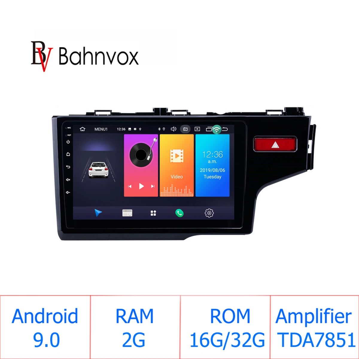 10," android 9,0 RAM2G Автомобильный gps dvd-плеер для honda Fit RHD автомобильный радиоприемник Мультимедиа Навигация стерео головное устройство dsp