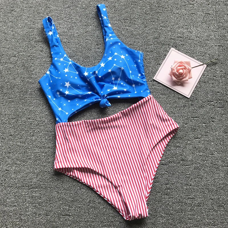 

Sexy One Piece Swimsuit Women Swimwear Push Up Monokini Print Bathing Suit Female Beach Wear Plus Size Swimming Suit Bathers XL