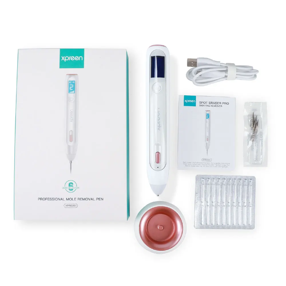 US $21.25 Laser Freckle Removal Machine Face Skin Mole Remover Dark Spot Cleaner Wart Tag Tattoo Spot Removal Pen Salon Home Beauty Device