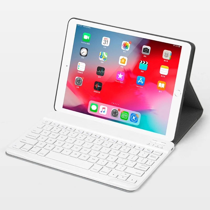 Bluetooth клавиатура чехол для Apple Ipad MINI 1 2 3 mini 4 MINI 5 клавиатура с подсветкой из искусственной кожи ультра тонкая задняя крышка Smart Cover Funda