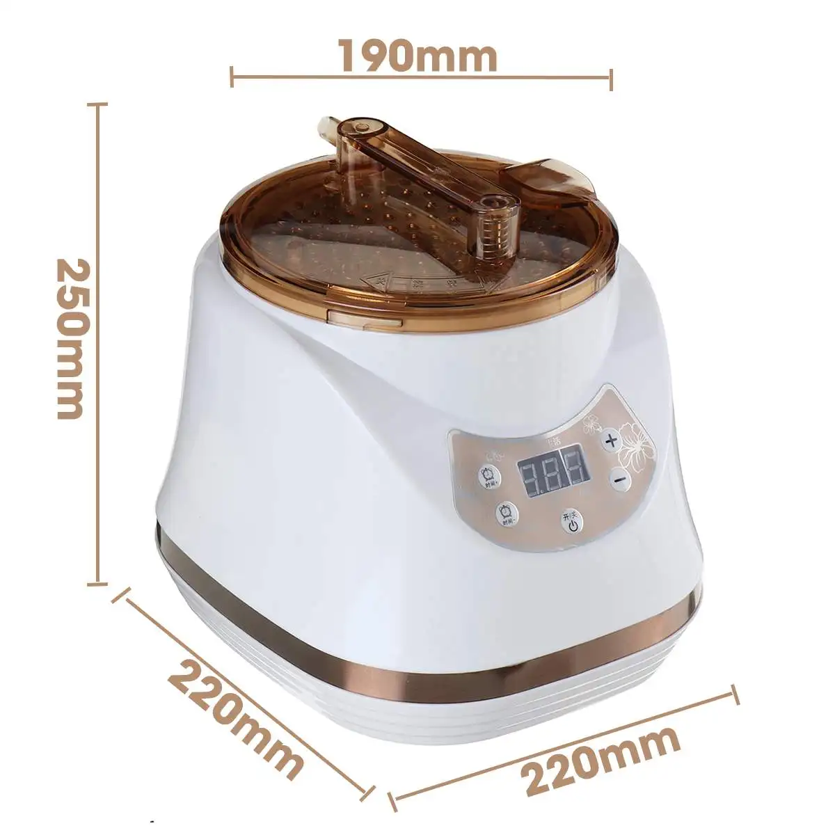 2.8L Sauna générateur générateur de vapeur télécommande puissante Machine de Fumigation maison vapeur thérapie adaptée au chauffage des fûts