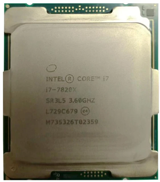 Intel Core i7-7820X i7-7820X 3.6 GHz eight-Core Sixteen threads CPU  Processor 11M 140W X299 motherboard Socket 2066