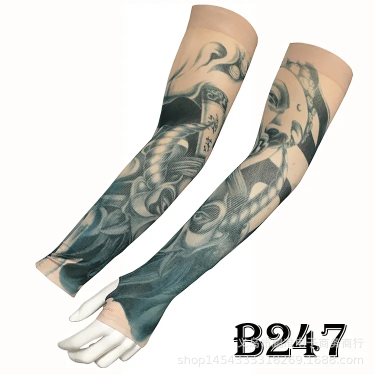 Татуировка вискоза солнцезащитный манжет с относится к льду рукав 3D цифровая печать рука для покрытия на открытом воздухе