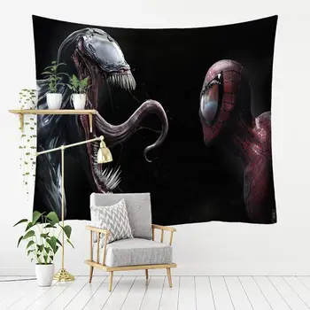 

Bedroom Living Room Decor Tapestry Superhero Theme Print