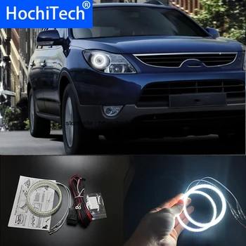 

HochiTech Ultra bright SMD white LED angel eyes halo ring kit daytime running light DRL for Hyundai veracruz ix55 2007-2012