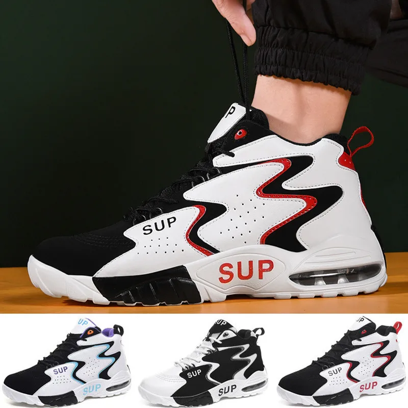 

Men Women Sneakers Air Sole Comfortable Baskerball Shoes Casual Lace-up Durable Non-slip Sneakers