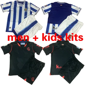 

kids Real Sociedad Soccer Jerseys WILLIAN J. OYARZABAL AGIRRETXE JUANMI Custom Home Away 20 21 Royal Society Football Shirt