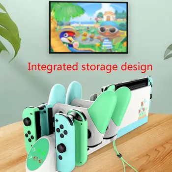 

Multifunction Charging Dock Stand Base for NS Switch Joy-Con Game Controller for Switch Pro Gamepad Charger Holder