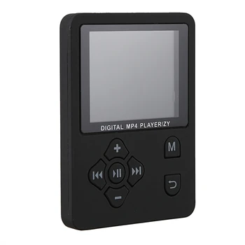 

1.8 Inch Lcd Sn Mp3 Mp4 Player Support Up To 32Gb Tf Memory Card Hi Fi Fm Radio Mini Usb Music Player Walkman(Black)